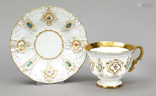 Historism cup with saucer, Mei