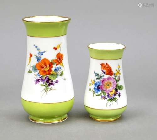 Two vases Meissen, after 1934,