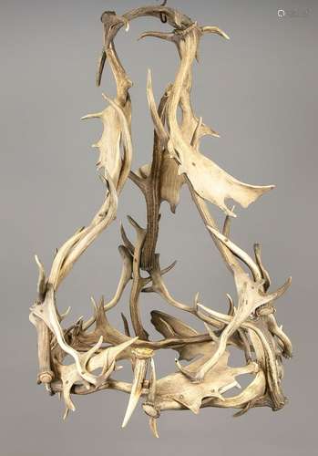 Large antler chandelier, 1st h