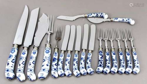 Cutlery, 18 pieces, handles Me