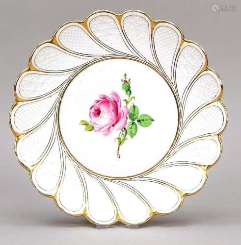 A ceremonial plate, Meissen, p