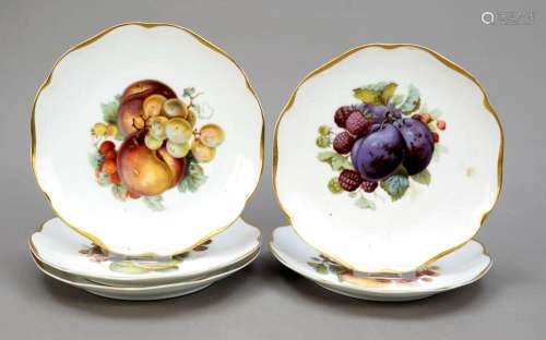 Five Art Nouveau plates, Rosen