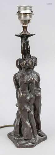 Figural lamp, early 20th c., b