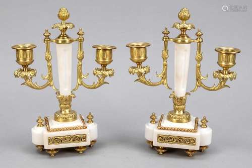 Pair of candlesticks, end of t