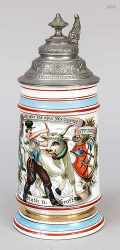 Guild jug, end of 19th c., ''L