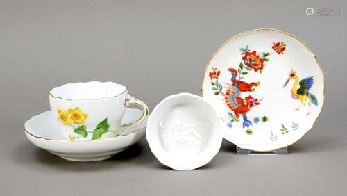 Four pieces Meissen, after 195