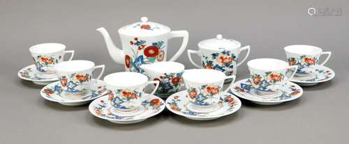 Tea set for 6 persons, 15 piec