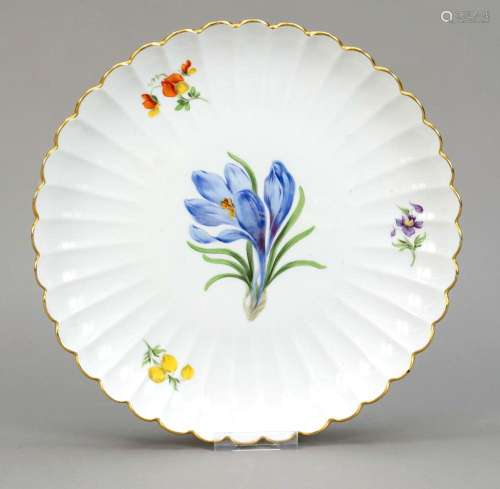 Fan plate, Meissen, mark 1924-