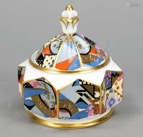 Art Deco lidded box, Weimar, 1