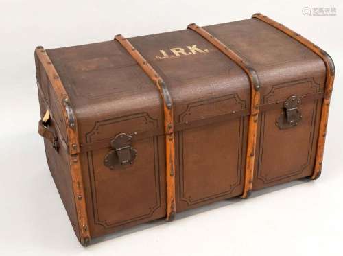 Overseas suitcase, late 19th/e