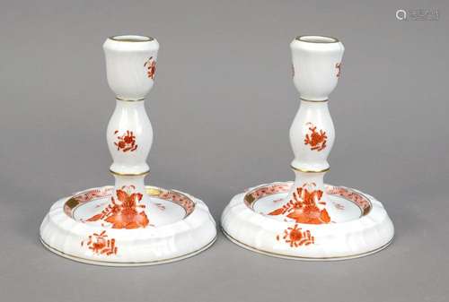 Pair of candlesticks, Herend,