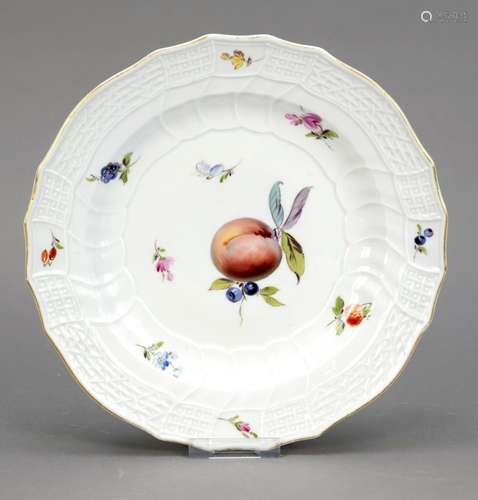 Dinner plate, Meissen, mark 18