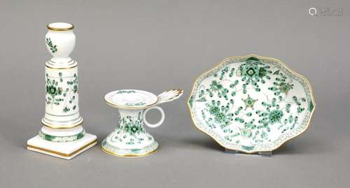 Three pieces Meissen, 1970s, 1