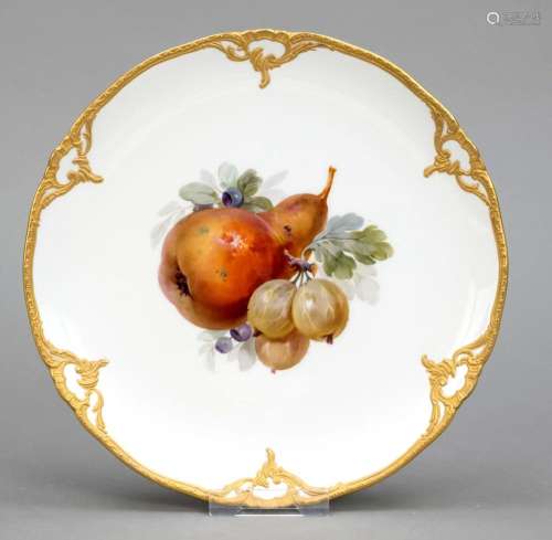 Fruit plate, KPM Berlin, early