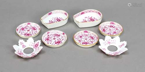 mixed lot Meissen, 8-pcs., dif