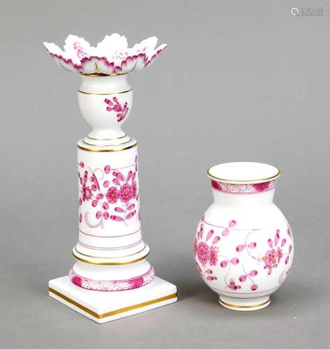 mixed lot Meissen, 3-piece set