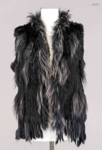 Ladies fur vest, on a label ma
