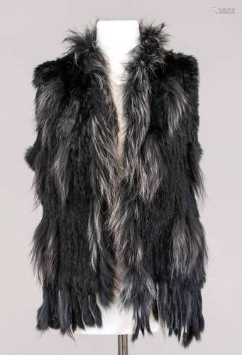 Ladies fur vest, on a label ma