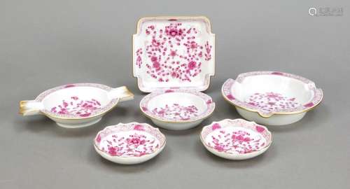 Mixed lot Meissen, 6-piece set