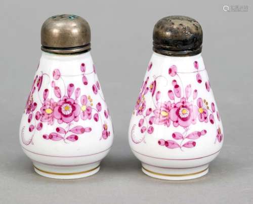 Salt & pepper shaker, Meissen,