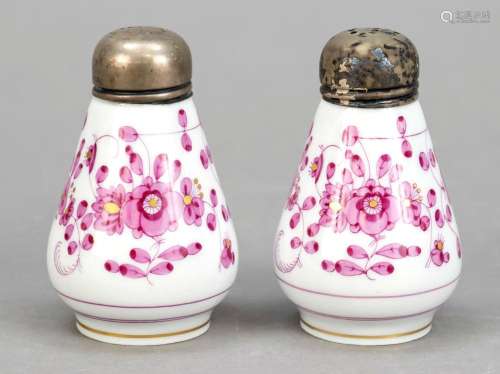 Salt & pepper shaker, Meissen,