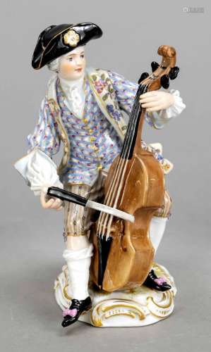 Cello player, Meissen, Knauff-