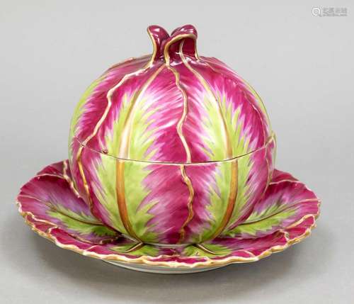 Cabbage tureen, 19th century,