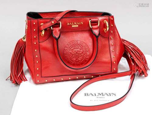 Balmain, Red Fringe Trapezoid