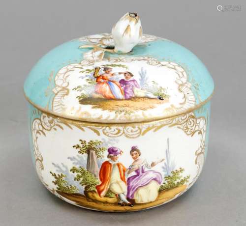 Round lidded box, Carl Thieme