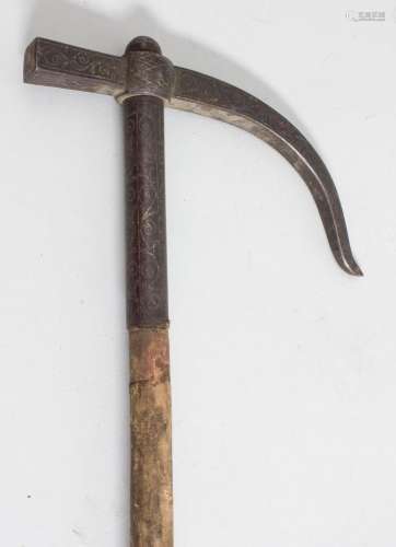 Ein Streithammer / A battle hammer, Kaukausus, 18./19. Jh.