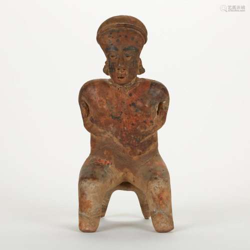 Large Nayarit San Sebastian Seated Figure