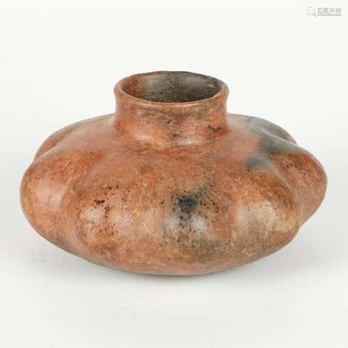 Pre-Columbian Lobed Pot or Vessel Nayarit