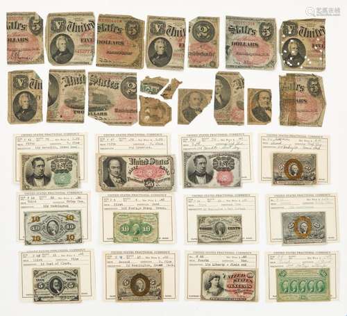 Group of USA Fractional Currency