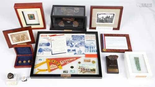 Large Group of Gettysburg Relics Ephemera Artifacts