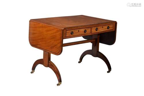 A George III mahogany sofa table