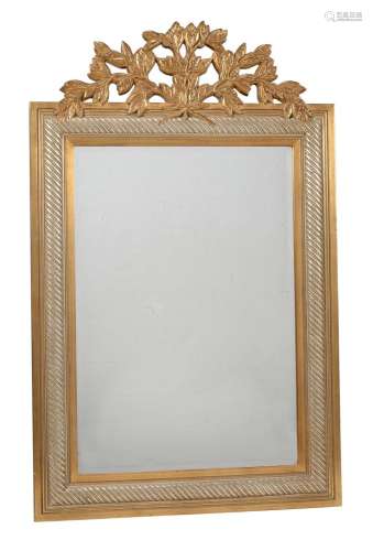 A group of three giltwood wall mirrors