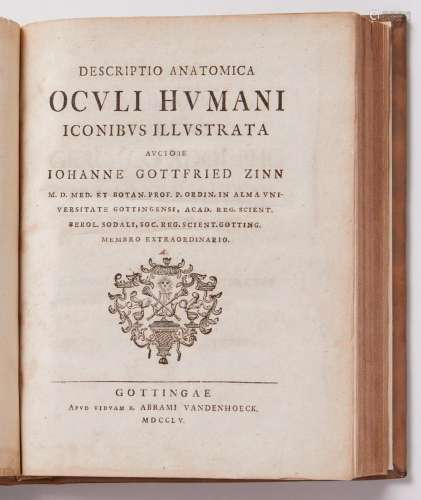 Johann Gottfried Zinn "Descriptio Anatomica Oculi Human...
