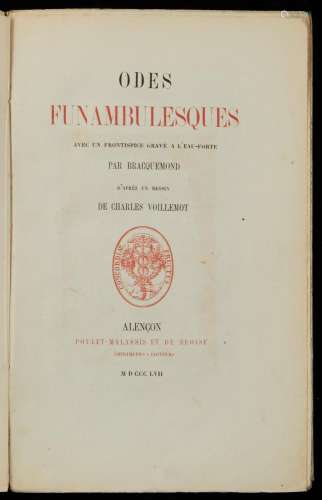 Theodore de Banville "Odes Funambulesques" 1st Ed....