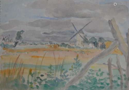 Alphonse CELLIER (1875-1936)
Erquy, le moulin
Aquarelle sign...