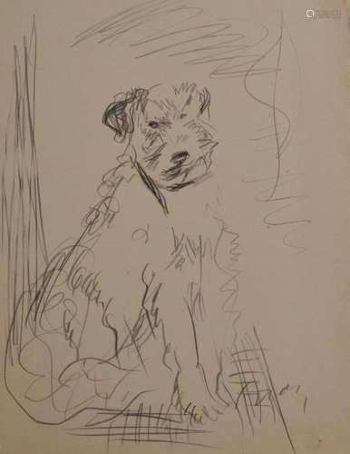 André FRAYE (1888-1963)
Chien assis
Dessin monogrammé en bas...