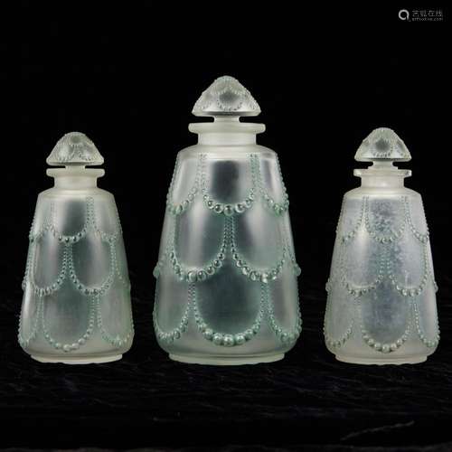 Lalique Perles Garniture de Toilette Vanity Set