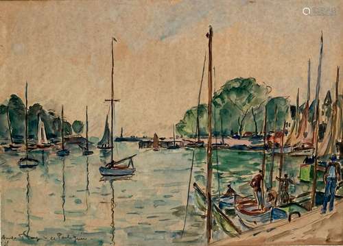 André FRAYE (1889-1963)
Le Pouliguen
Aquarelle signée et sit...