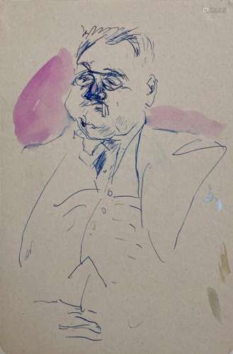 attribué à Jean LAUNOIS (1898-1942)
Portrait d'homme
Enc...