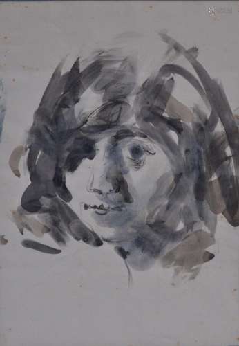 Jean LAUNOIS (1898-1942)
Portrait de dame
Lavis
27