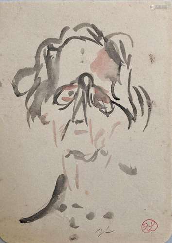 Jean LAUNOIS (1898-1942)
Portrait d'homme
Aquarelle mono...