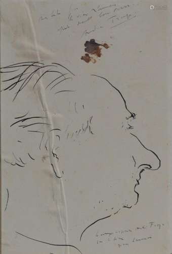 Jean LAUNOIS (1898-1942)
Portrait d'André Fraye
Encre si...