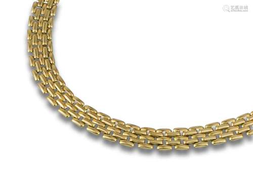 GOLD PANTHERE TYPE CHOKER