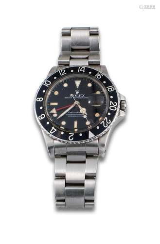 ROLEX GMT MASTER STEEL WATCH