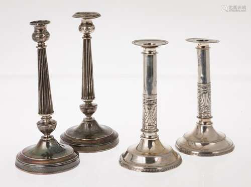 Pair of candlesticks Silver Córdoba Cristóbal Pesquero