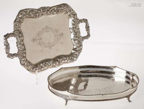 Oval tray 916 sterling silver gallery